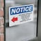 Signmission Delivery Entrance Contractors Sign, Vinyl Decal, 10in W x 7in L, 2PK OS-2PACK-NS-D-710-L-10966 - alternate 2